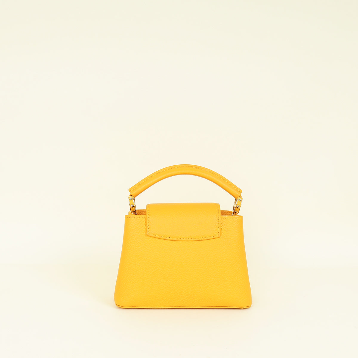 Louis Vuitton Ocher Yellow Capucines Mini Bag | Pre-Owned The