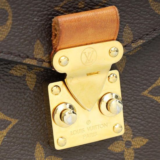 Louis Vuitton Brown Monogram Pochette Metis Bag