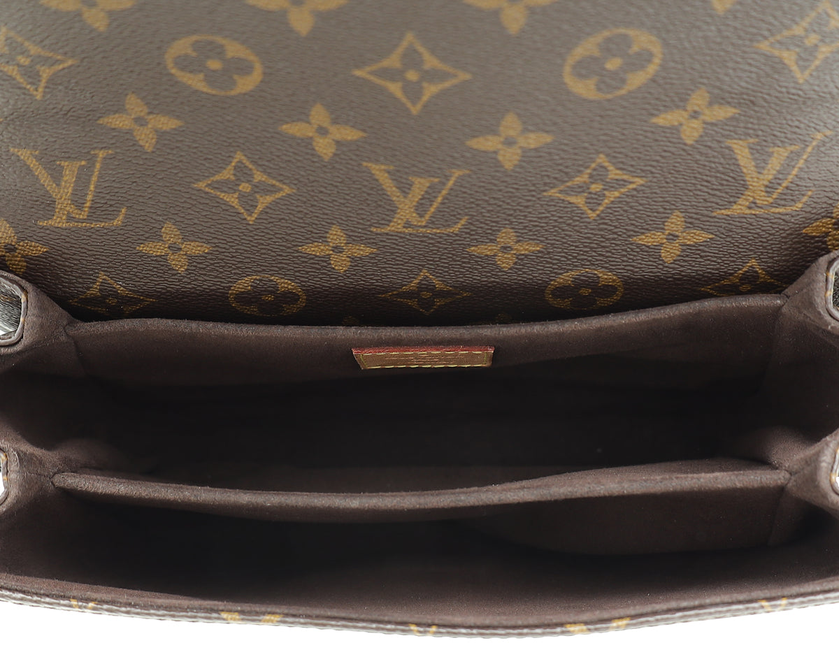 Louis Vuitton Brown Monogram Pochette Metis Bag