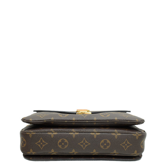 Louis Vuitton Brown Monogram Pochette Metis Bag