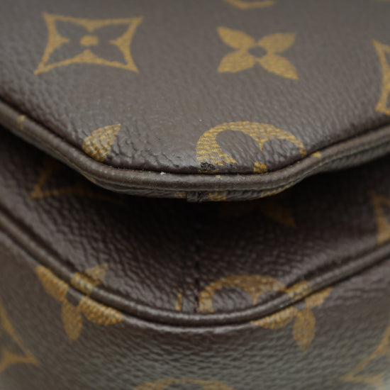 Louis Vuitton Brown Monogram Pochette Metis Bag