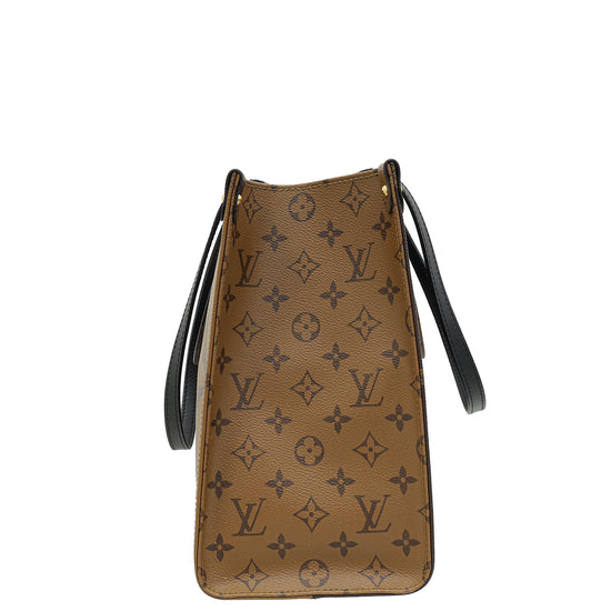 Louis Vuitton Brown Monogram Reverse Onthego MM Bag