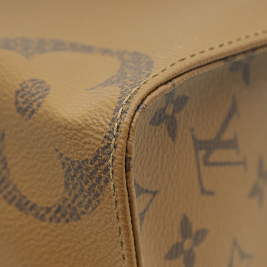 Louis Vuitton Brown Monogram Reverse Onthego MM Bag