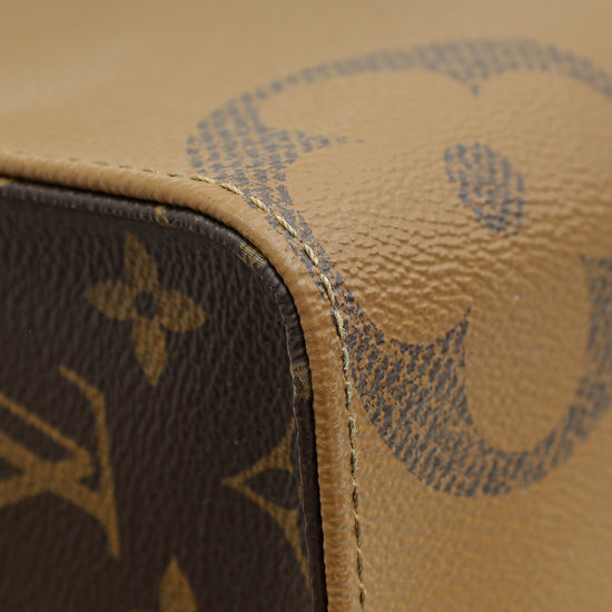 Louis Vuitton Brown Monogram Reverse Onthego MM Bag