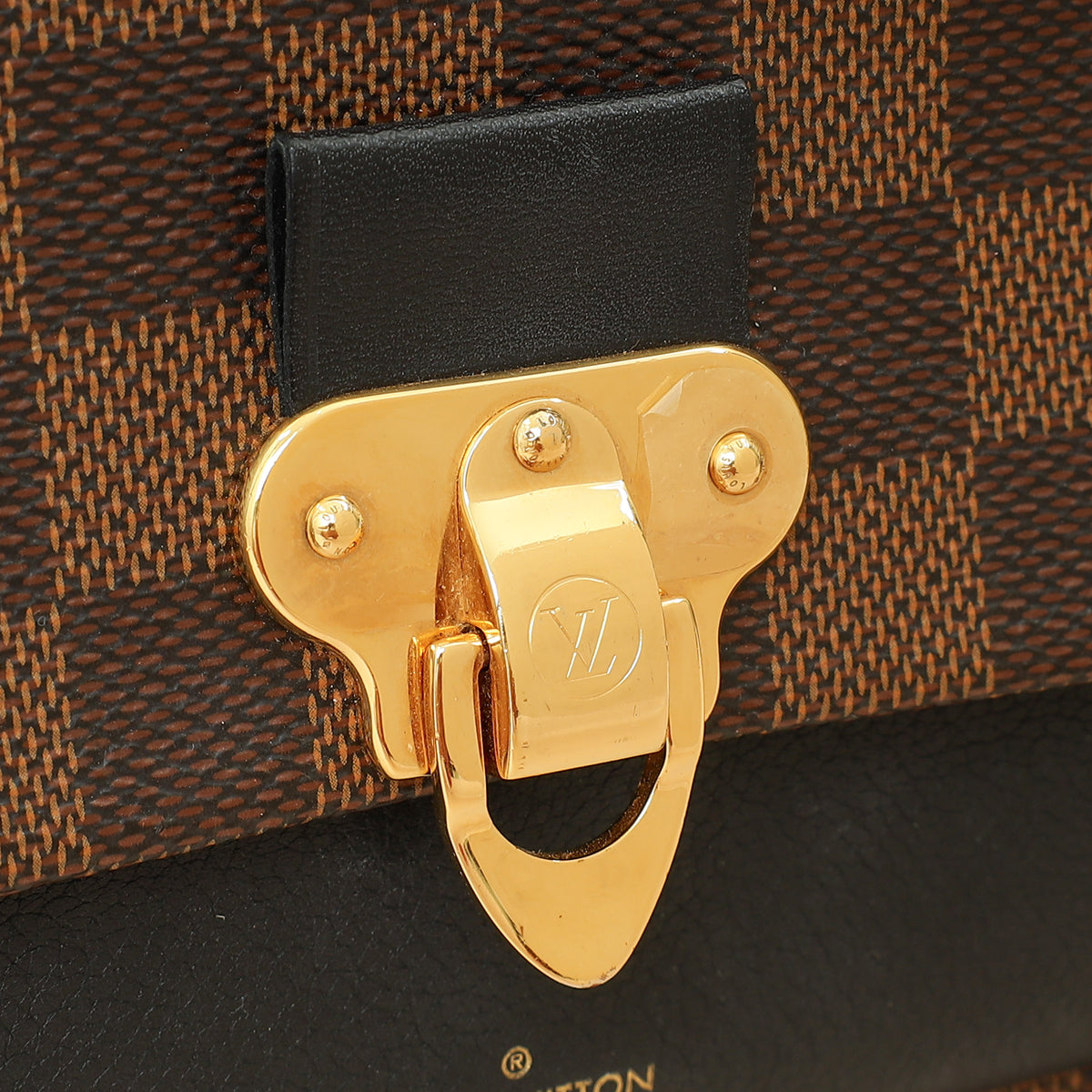 Louis Vuitton Damier Ebene Vavin Chain Wallet-Louis Vuitton-THE CLOSET