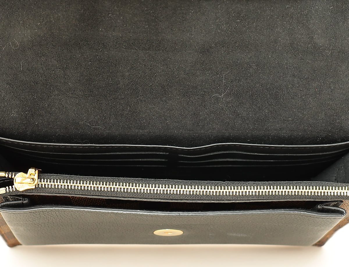 Louis Vuitton Damier Ebene Vavin Chain Wallet-Louis Vuitton-THE CLOSET