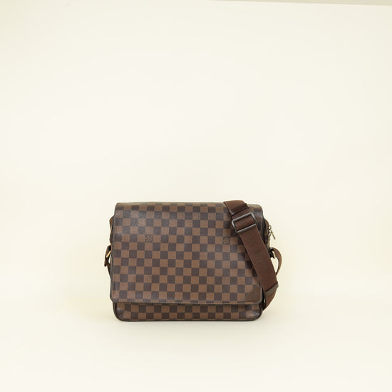 Louis Vuitton Damier Ebene Shelton MM Messenger Bag