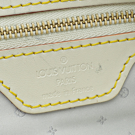 Louis Vuitton White Suhali L'Epanoui PM Bag – The Closet