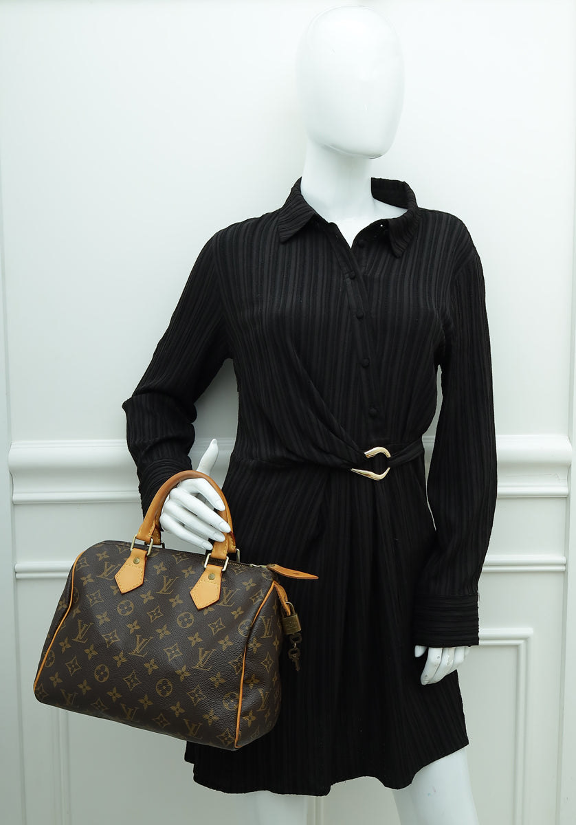 Louis Vuitton Monogram Speedy 25 Bag – THE CLOSET