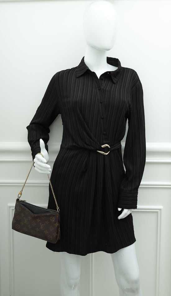 Louis Vuitton Bicolor Monogram Pallas Clutch Bag-Louis Vuitton-THE CLOSET