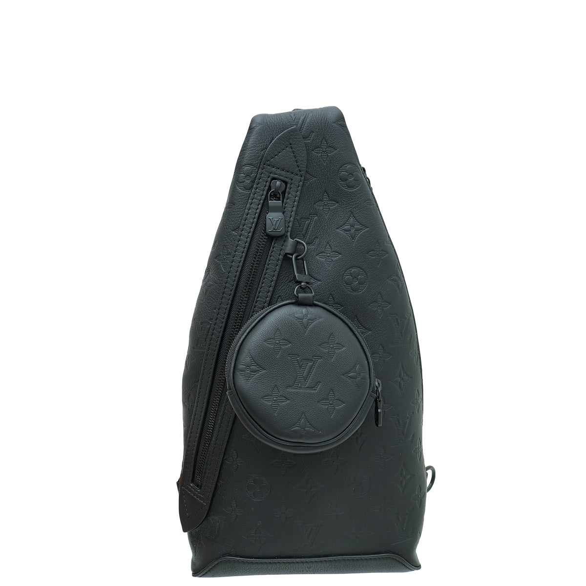 Louis Vuitton Black Monogram Embossed Duo Slingbag