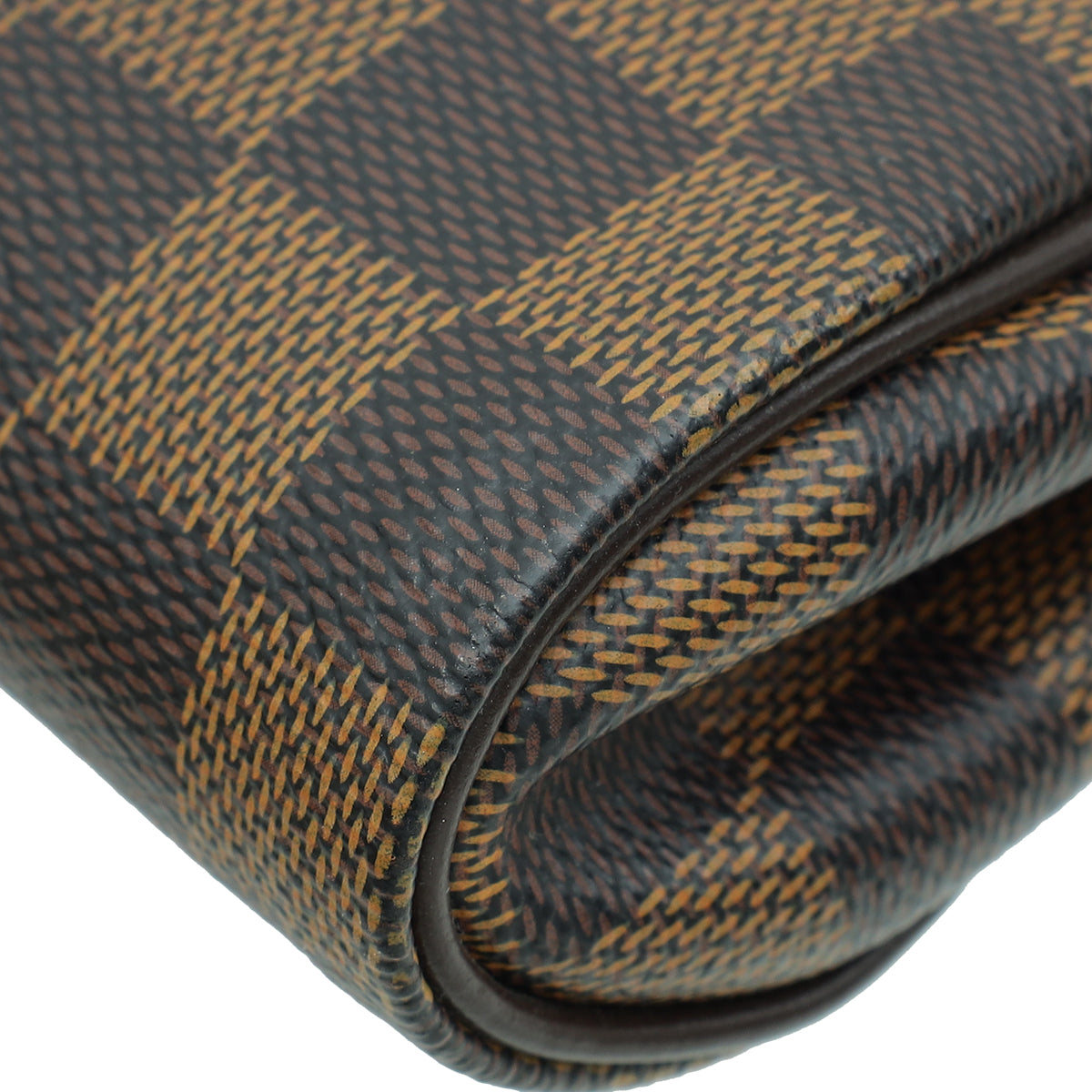 Louis Vuitton Damier Ebene Eva Clutch Bag