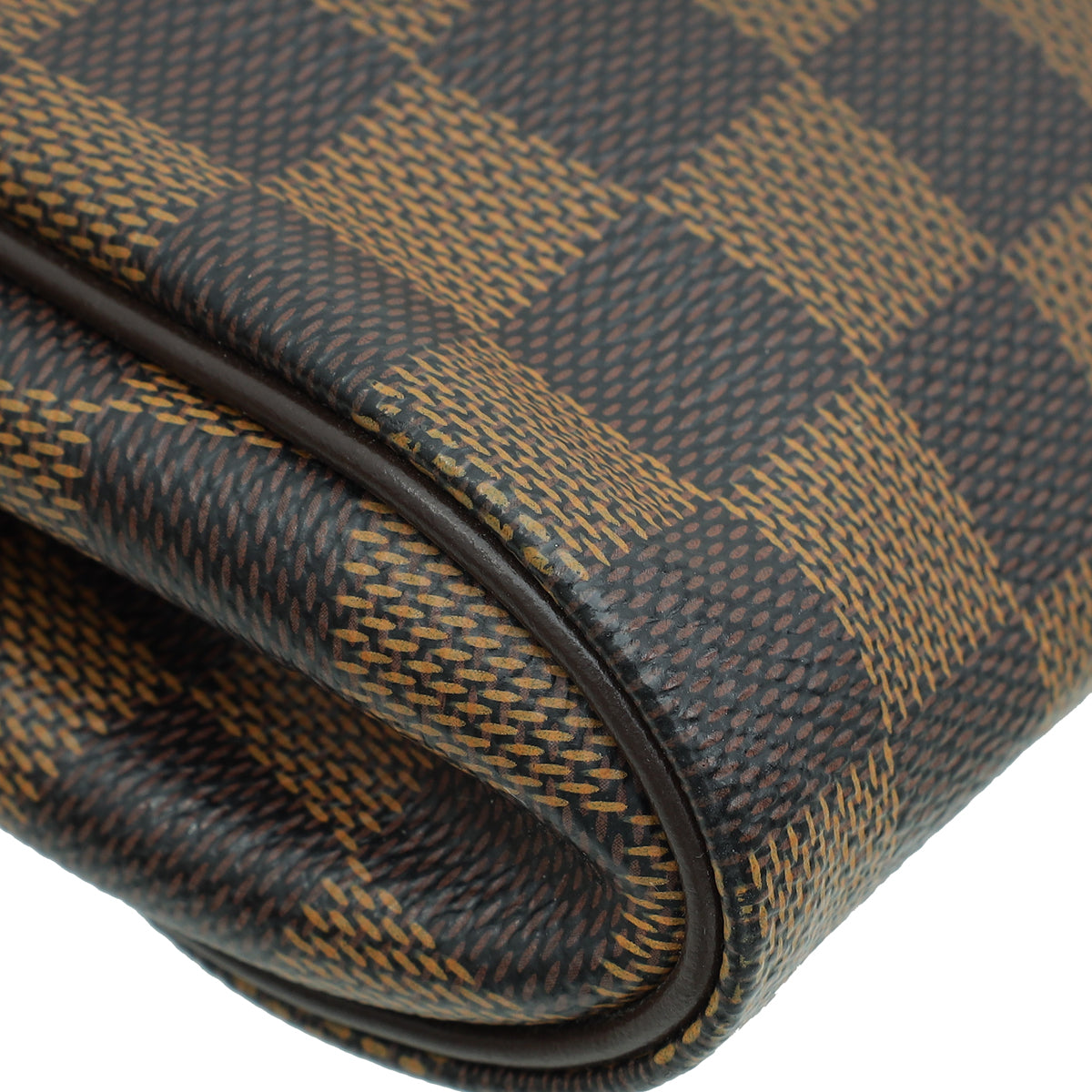 Louis Vuitton Damier Ebene Eva Clutch Bag