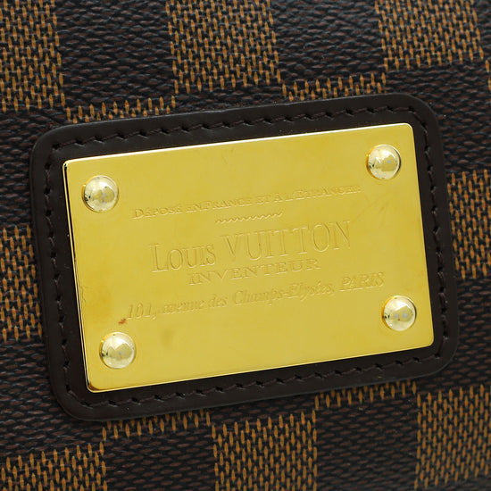 Louis Vuitton Damier Ebene Eva Clutch Bag