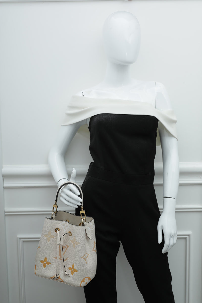 Louis Vuitton Monogram Empreinte Blanche BB Satchel, Louis Vuitton  Handbags