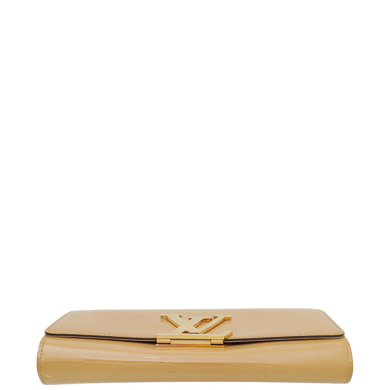 Louis Vuitton Nude Vernis Louise Clutch