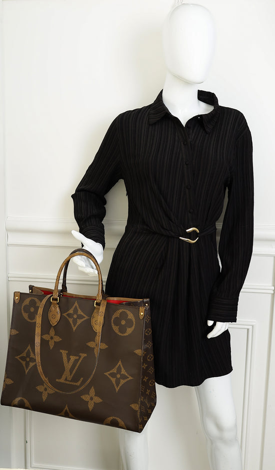 Louis Vuitton Monogram Reverse Onthego GM Bag