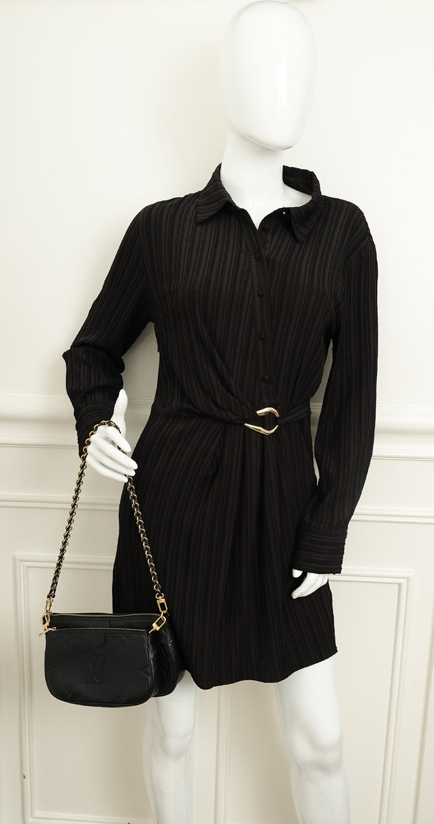 Louis Vuitton Black Monogram Empreinte Multi Pochette Accessoires-Louis Vuitton-THE CLOSET