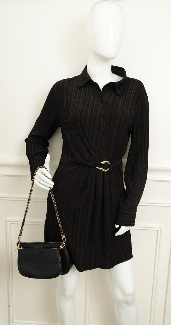 Louis Vuitton Black Monogram Empreinte Multi Pochette Accessoires-Louis Vuitton-THE CLOSET