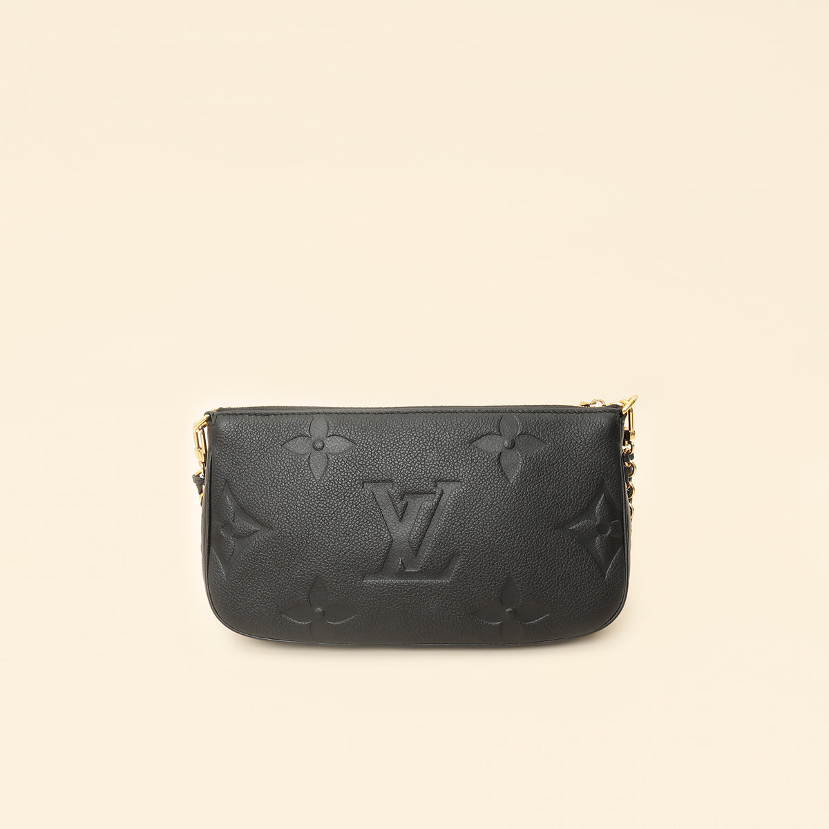 Louis Vuitton Black Monogram Empreinte Multi Pochette Accessoires