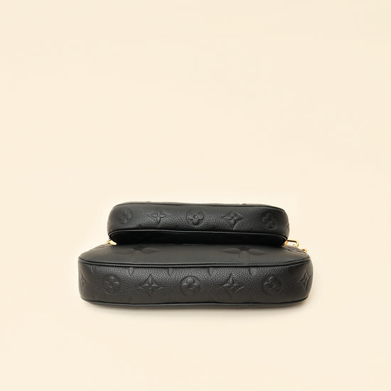 Louis Vuitton Black Monogram Empreinte Multi Pochette Accessoires-Louis Vuitton-THE CLOSET