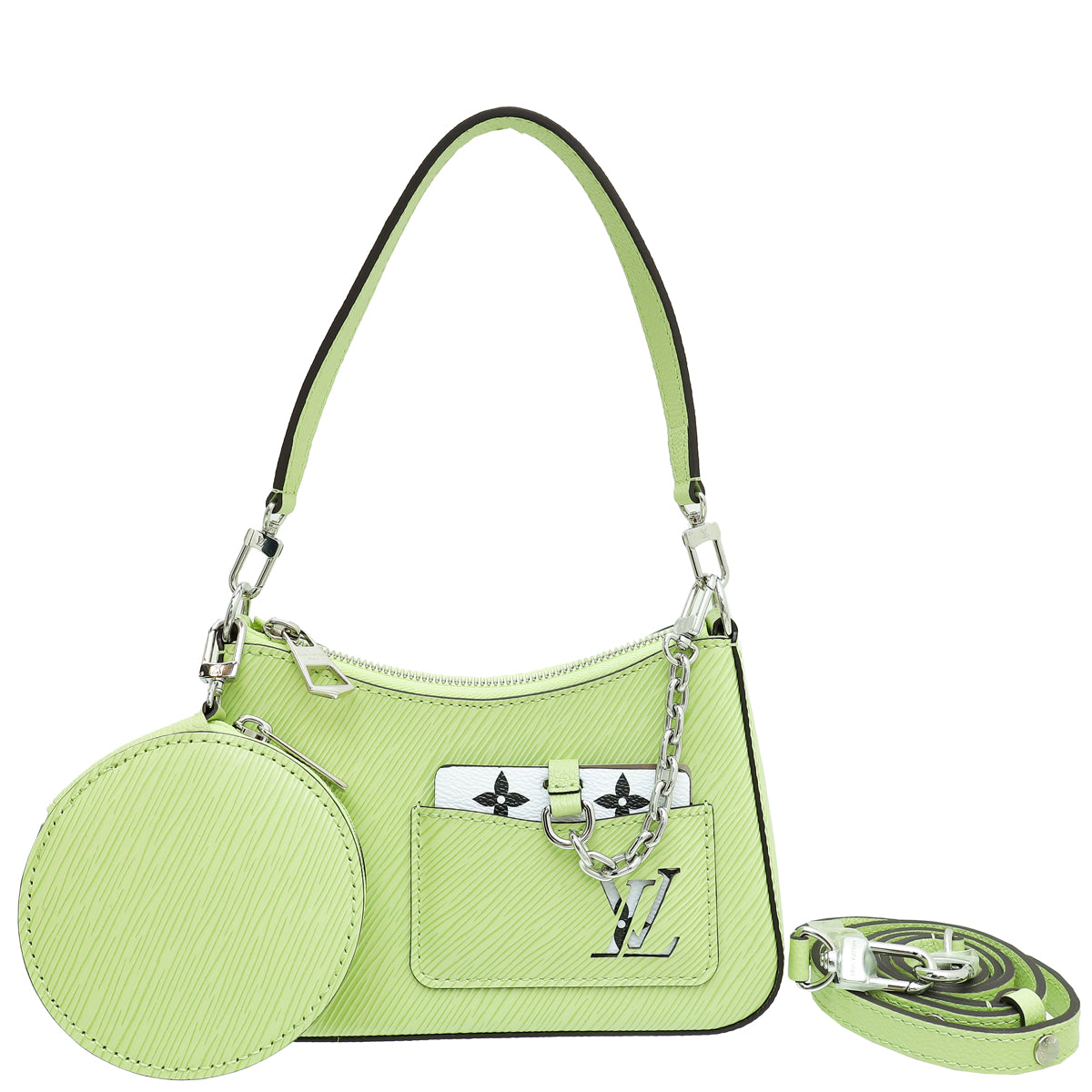 Louis Vuitton Vert Noto Marellini Shoulder Bag-Louis Vuitton-THE CLOSET