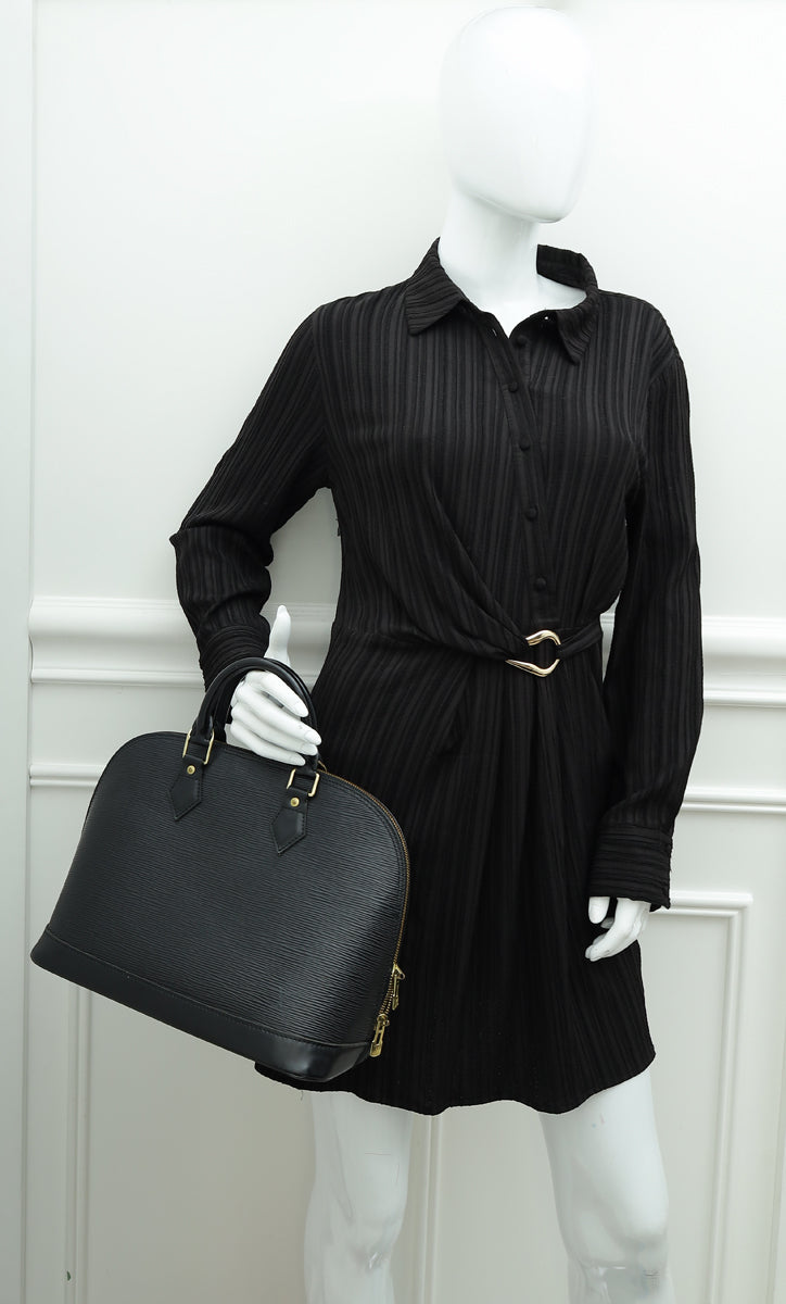 Louis Vuitton Black Alma PM Bag-Louis Vuitton-THE CLOSET