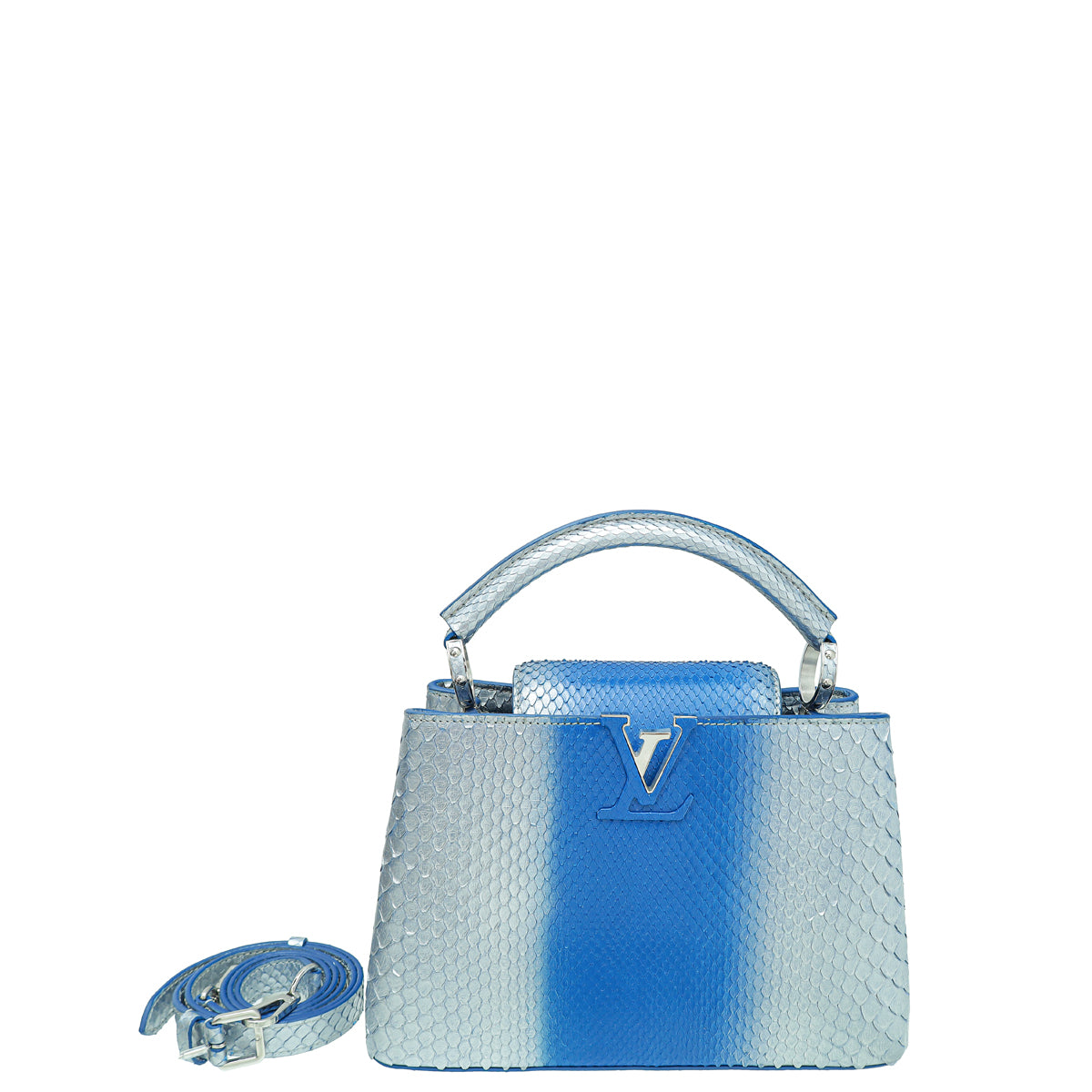 Louis Vuitton Bicolor Python Capucines BB Bag
