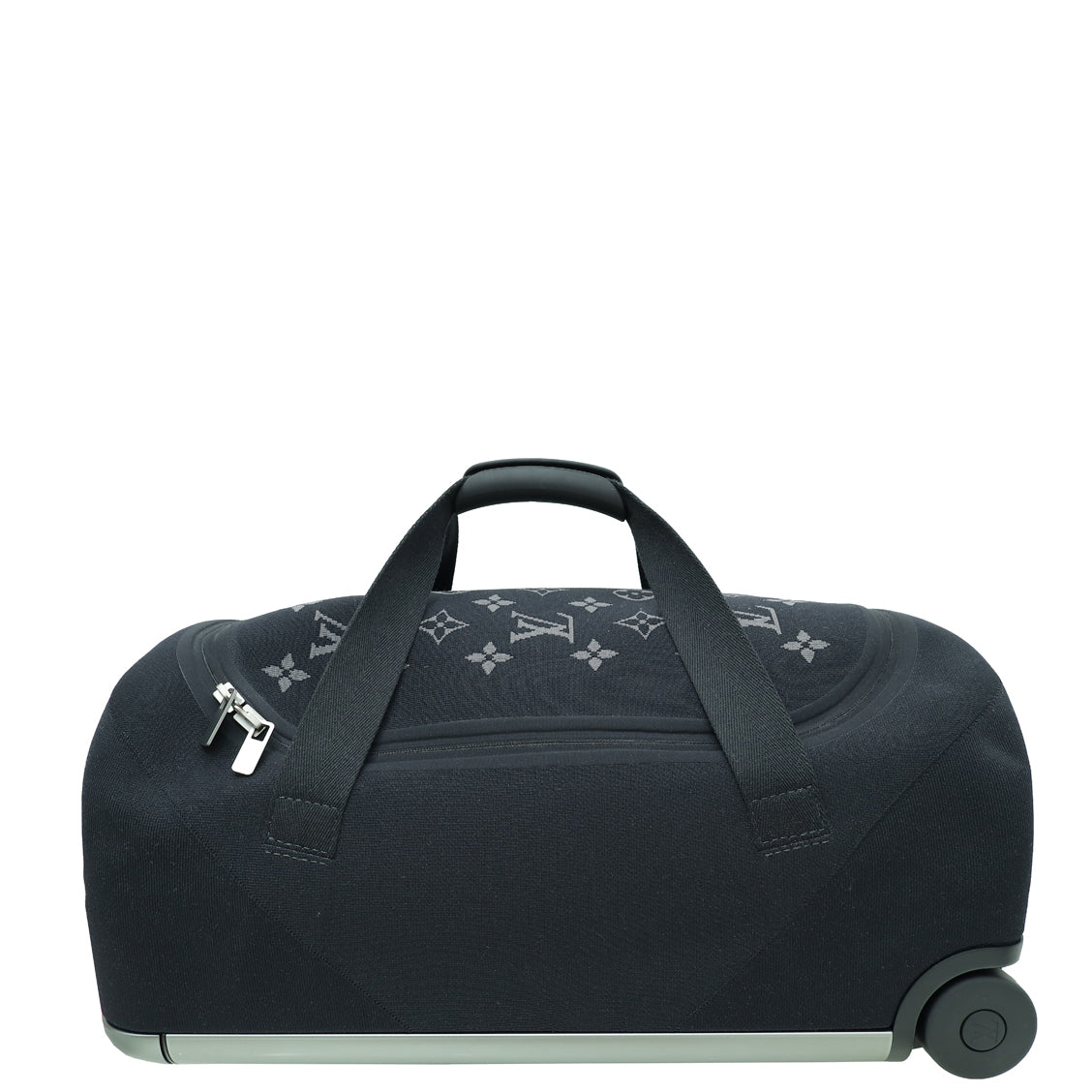 Louis Vuitton Black Knit Monogram Horizon Soft Duffle 55 Bag-Louis Vuitton-THE CLOSET