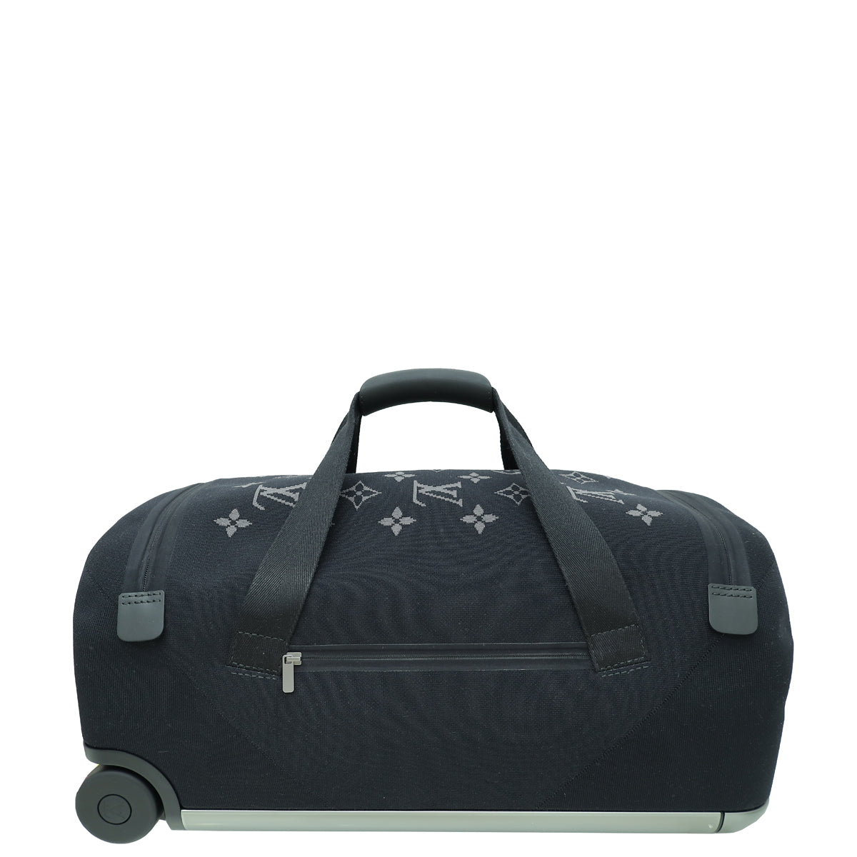 Louis Vuitton Black Knit Monogram Horizon Soft Duffle 55 Bag-Louis Vuitton-THE CLOSET