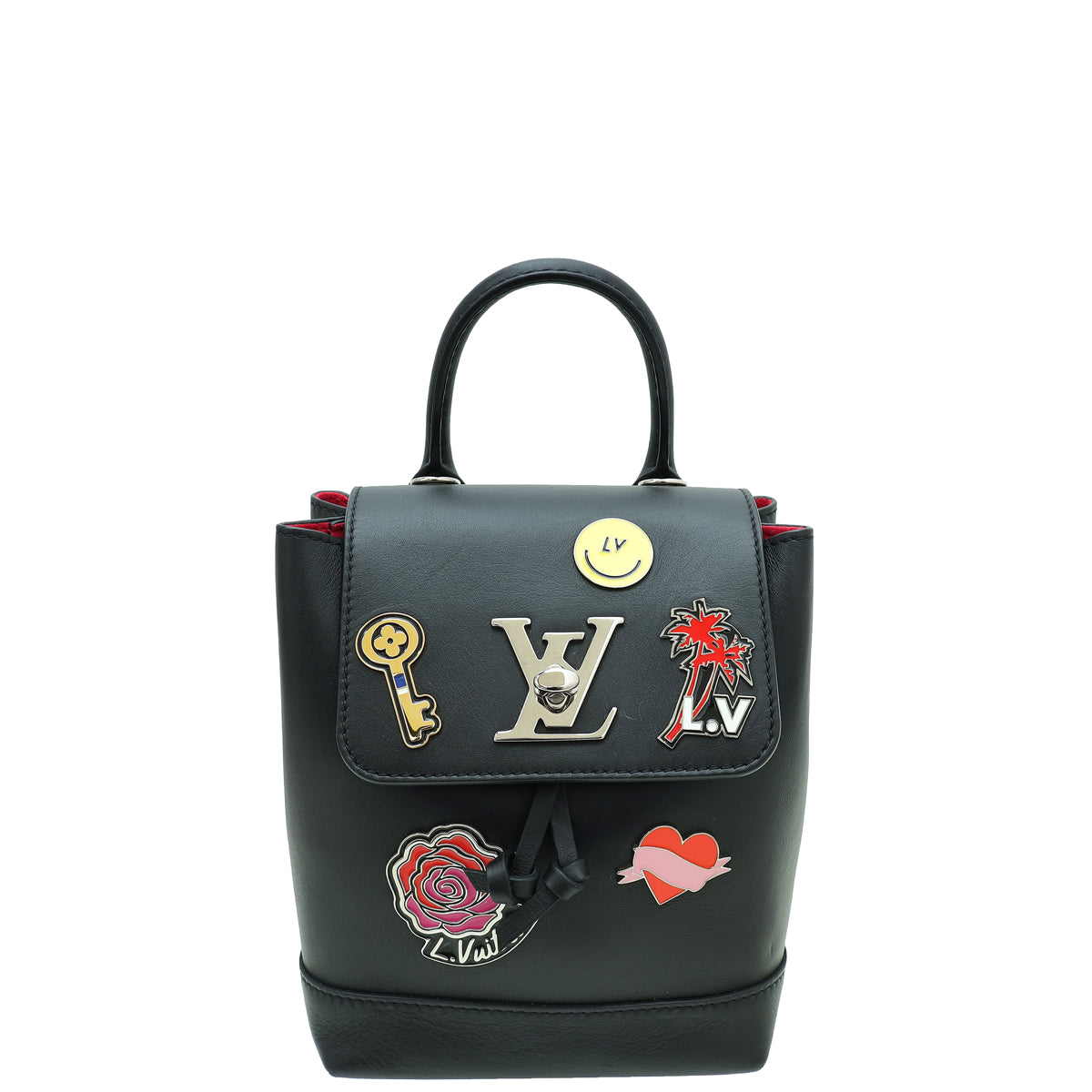 Louis Vuitton Black Pins My Lockme Mini Backpack Bag-Louis Vuitton-THE CLOSET