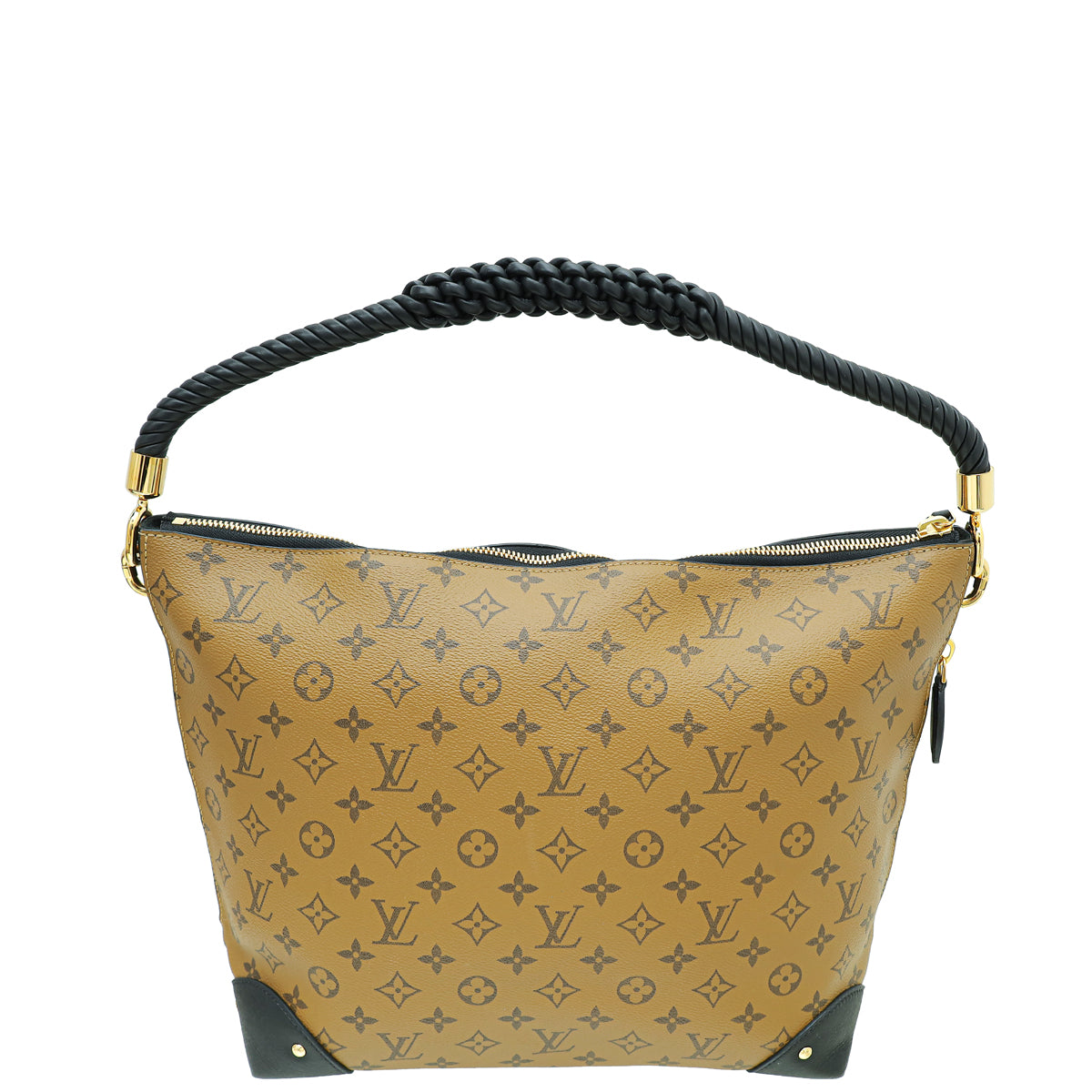Louis Vuitton Bicolor Reverse Monogram Triangle Softy Bag