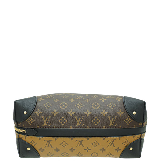 Louis Vuitton Bicolor Reverse Monogram Triangle Softy Bag