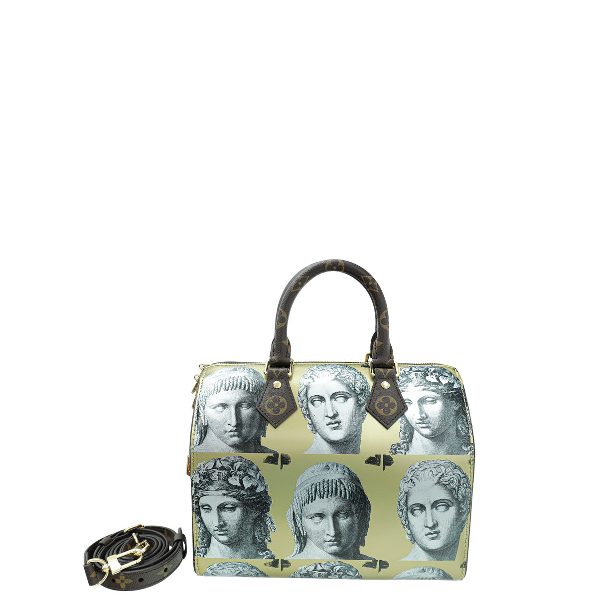 Louis Vuitton X FORNASETTI Monogram Fornasetti Speedy Bandouliere 25 Bag