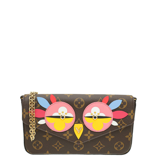 Louis Vuitton Monogram Lovely Birds Pochette Felicie Bag