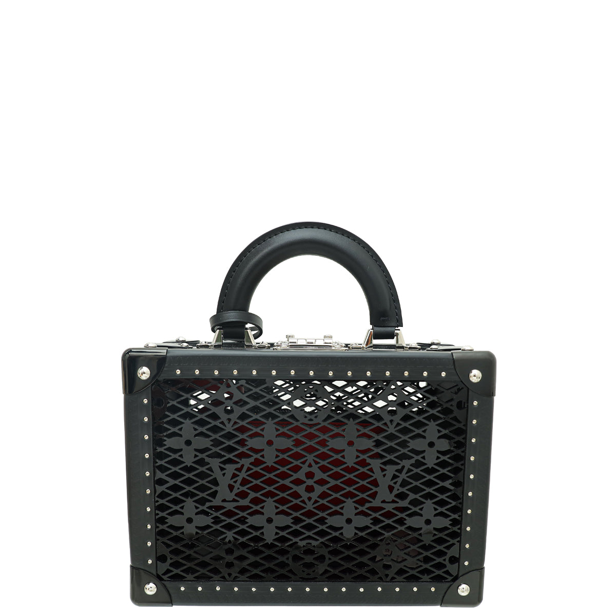 Louis Vuitton Black Petite Valise Bag W/ "UP' Initials-Louis Vuitton-THE CLOSET