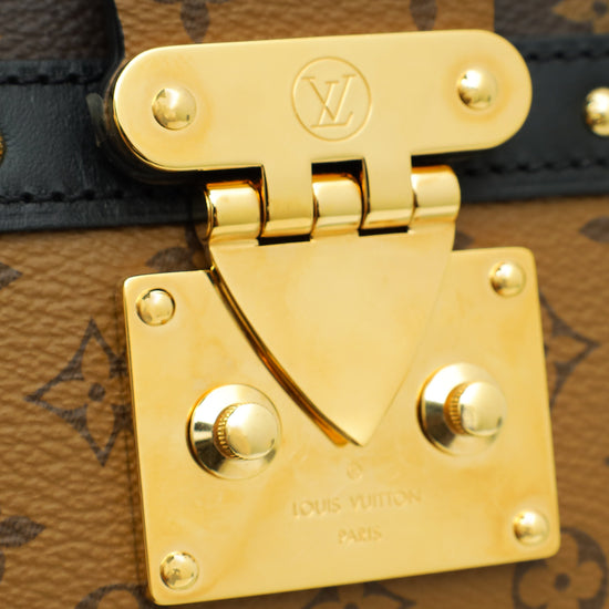 Louis Vuitton Bicolor Monogram Reverse Trunk Clutch Bag