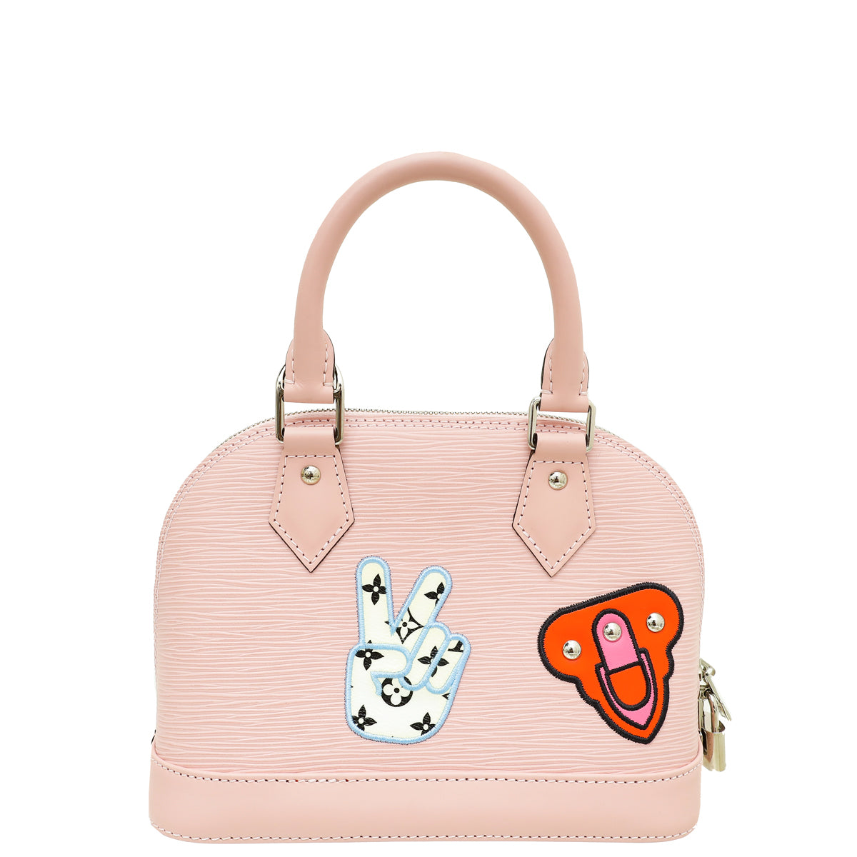 Louis Vuitton Rose Ballerine Stickers Alma BB Bag-Louis Vuitton-THE CLOSET