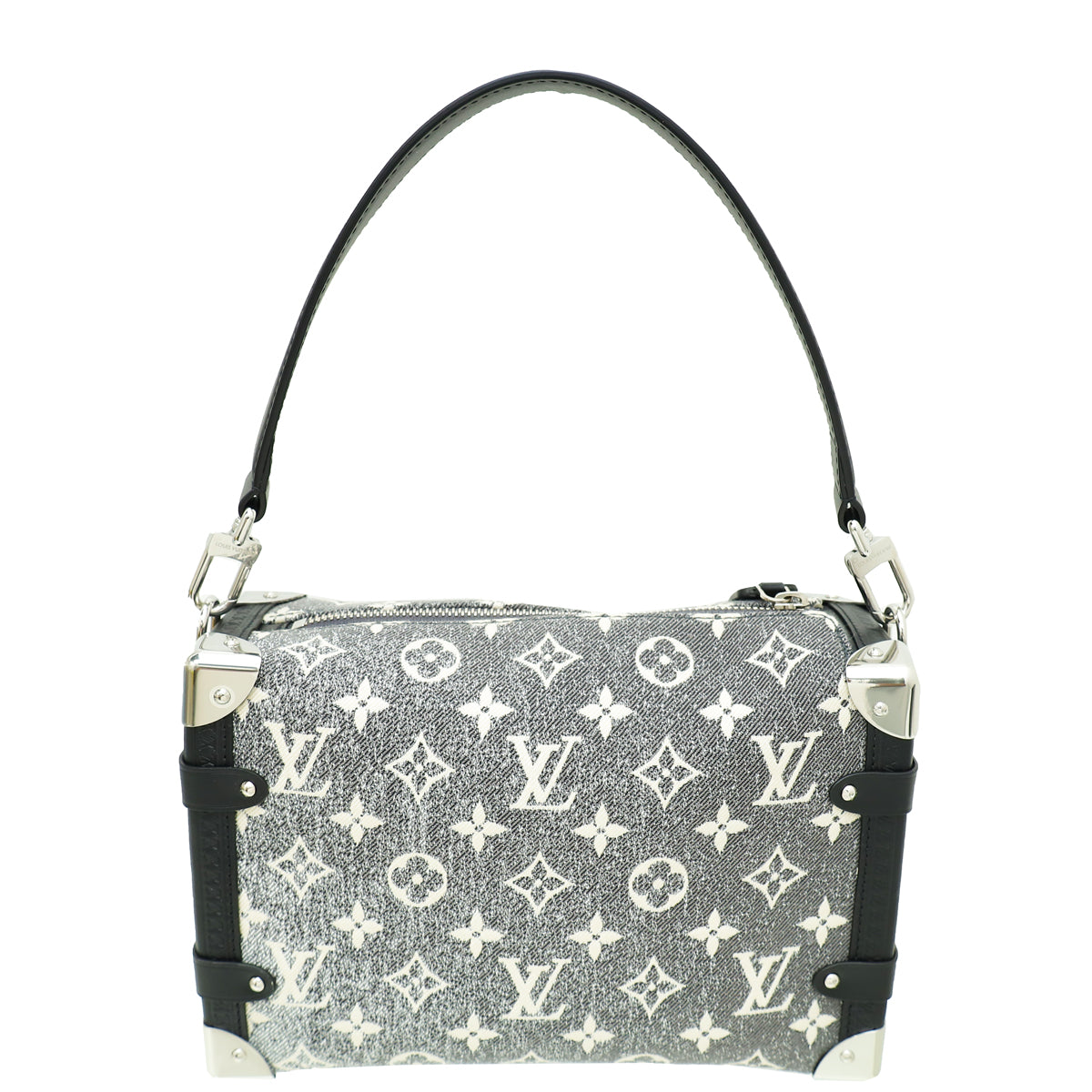 Louis Vuitton Bicolor Monogram Jacquard Denim Side Trunk Bag-Louis Vuitton-THE CLOSET