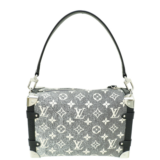 Louis Vuitton Bicolor Monogram Jacquard Denim Side Trunk Bag