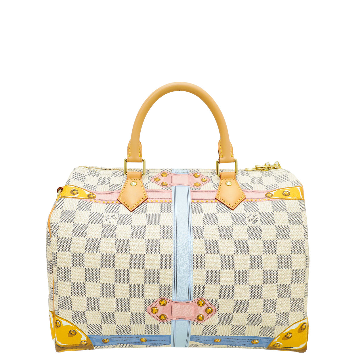 Louis Vuitton Azur Summer Trunks Speedy Bandouliere 30 Bag-Louis Vuitton-THE CLOSET
