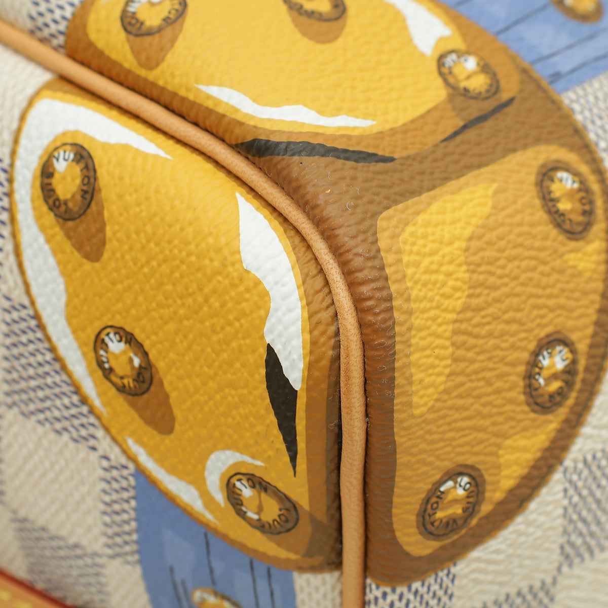 さざなみメネスLouis Vuitton カスタムトラベルバッグ Louis Vuitton Azur Summer Trunks Speedy Bandouliere 30 Bag – THE