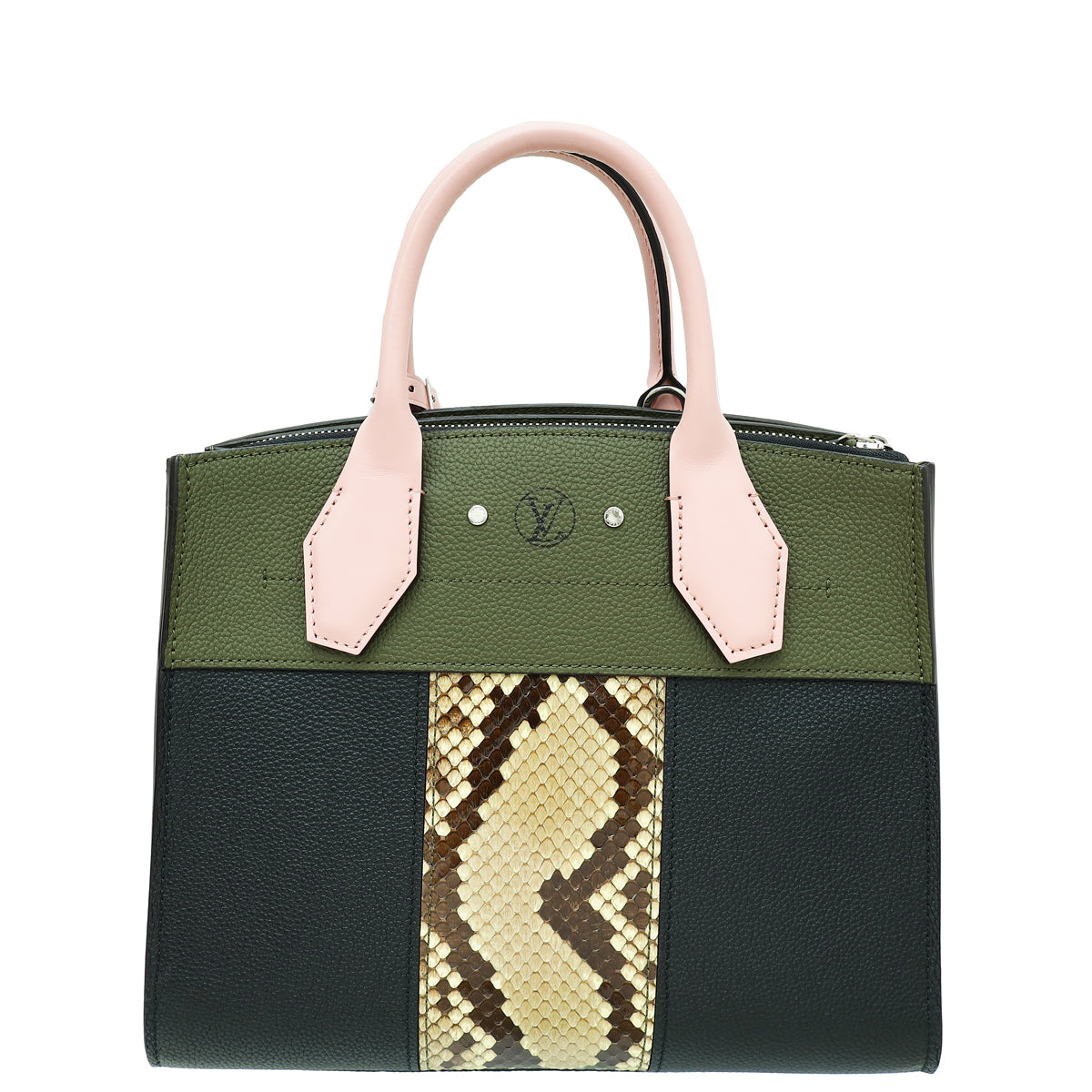 Louis Vuitton Multicolor City Steamer PM Python Bag