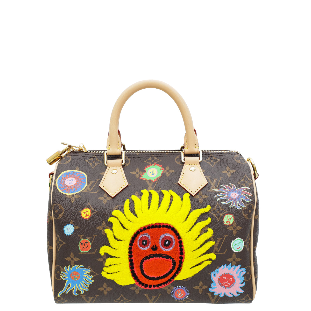 Louis Vuitton Monogram Multicolor x YK Speedy Bandouliere 25 Bag-Louis Vuitton-THE CLOSET