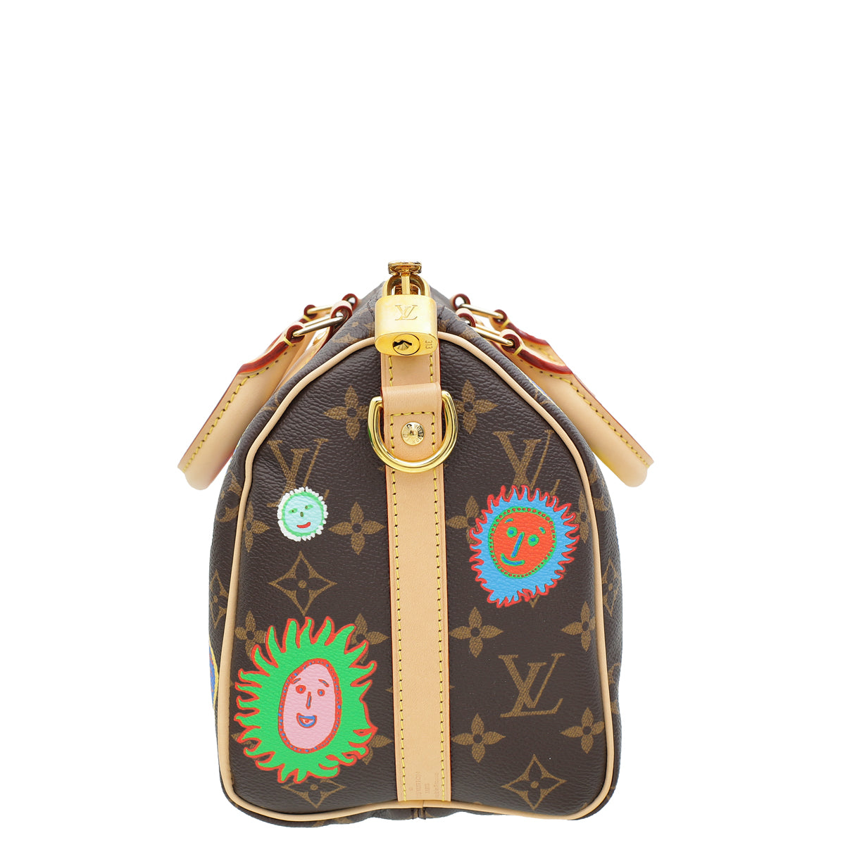 Louis Vuitton Monogram Multicolor x YK Speedy Bandouliere 25 Bag