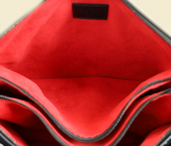 Louis Vuitton Black Monogram Embossed Coussin PM Bag