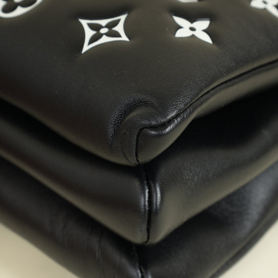 Louis Vuitton Black Monogram Embossed Coussin PM Bag
