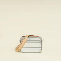 Louis Vuitton Silver Monogram Mirror Soft Handle Trunk Bag