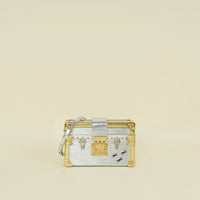 Louis Vuitton Metallic Bicolor Petite Malle Bag