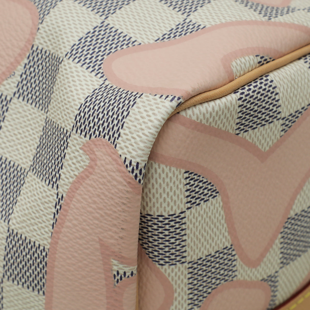 Louis Vuitton Neutrals, Pattern Print Damier Azur Speedy 30